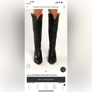 Like New: knee high cowboy boots